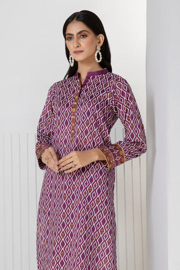 Bonanza Satrangi Purple Lawn Suit Rsk222p42 Eid Pret 2022 Online Shopping